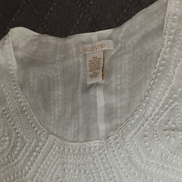 Kozlyne Women’s Sleeveless White Midi Dress - Picture 8 of 13